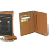 PORTEFEUILLE SYNTHETIQUE CHAINE 2 COL ASS