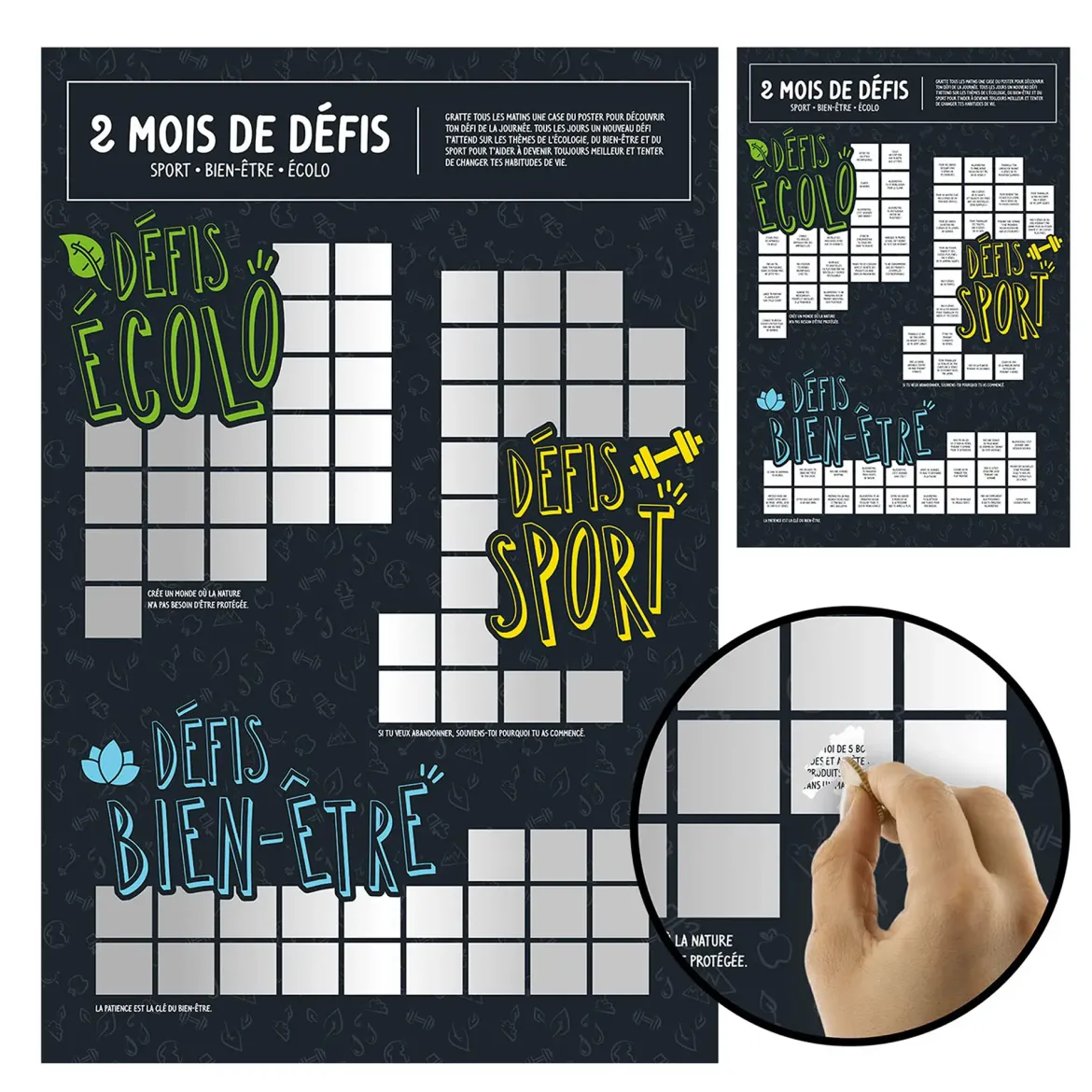 POSTER DEFIS A GRATTER