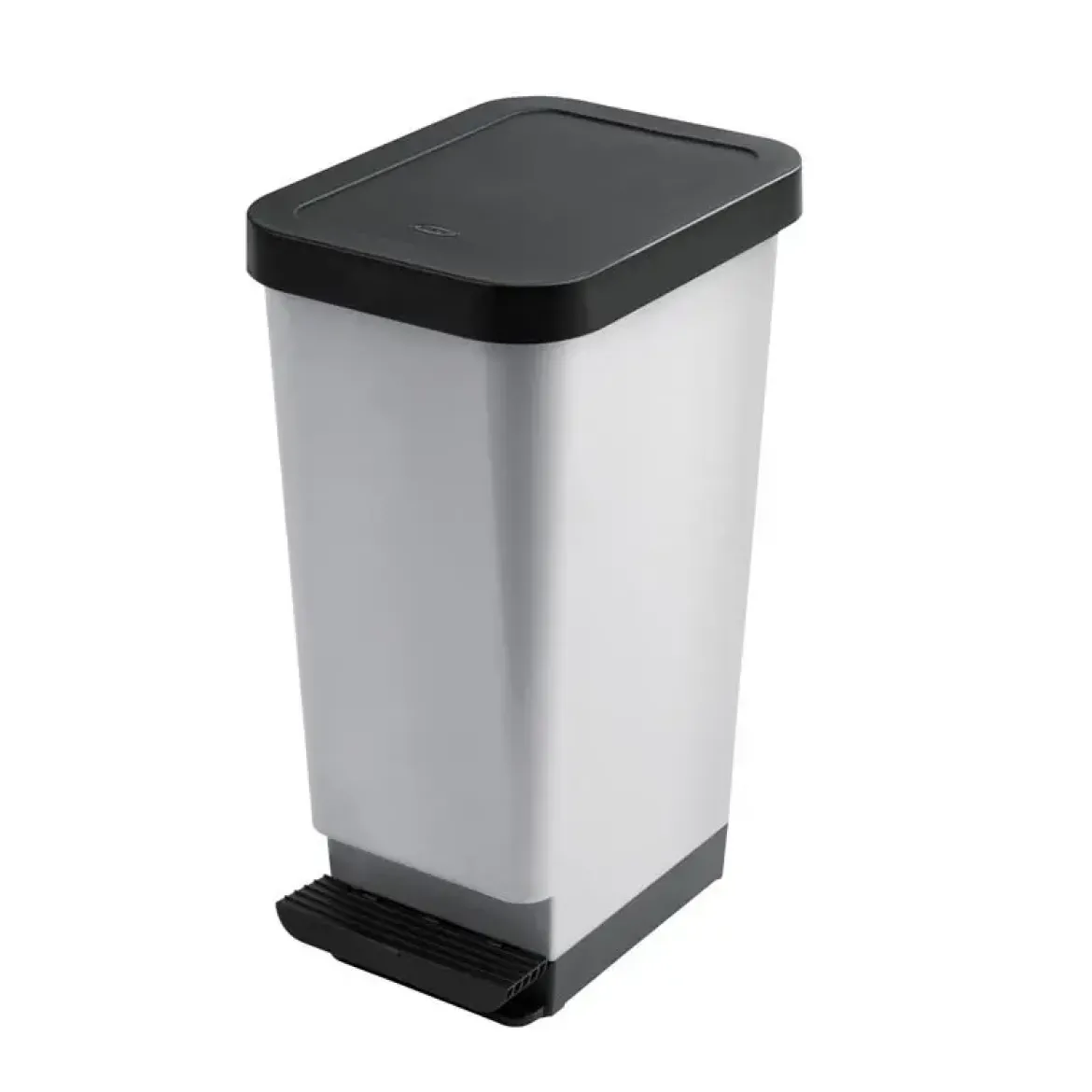 POUBELLE A PEDALE MODA GRIS 45L