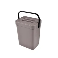 POUBELLE COMPOST ACCROCHABLE 3L 16X12X20CM TAUPE