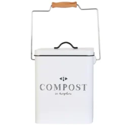 POUBELLE COMPOSTAGE METAL 5L