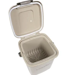 POUBELLE COMPOST 8L SEAU PERFORE ET COUVERCLE