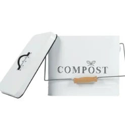 POUBELLE COMPOST METAL 10L