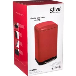 POUBELLE 30L ROUGE