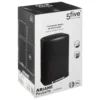POUBELLE METAL 50L ARIANE NOIR