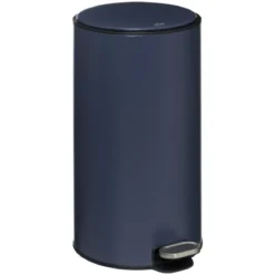 POUBELLE METAL 30L BLEU DELTA