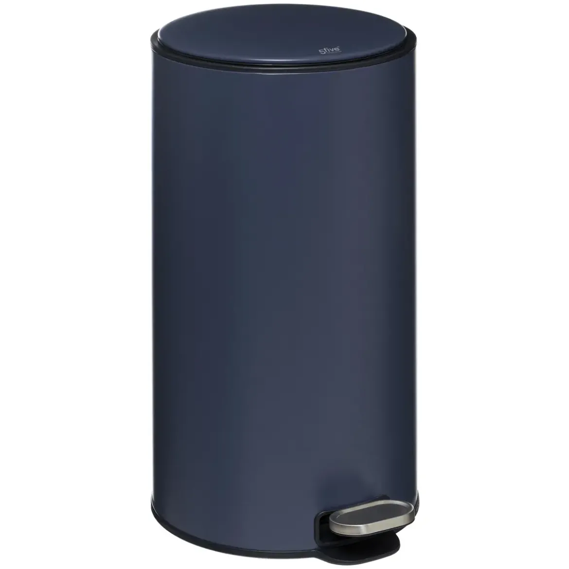 POUBELLE METAL 30L BLEU DELTA
