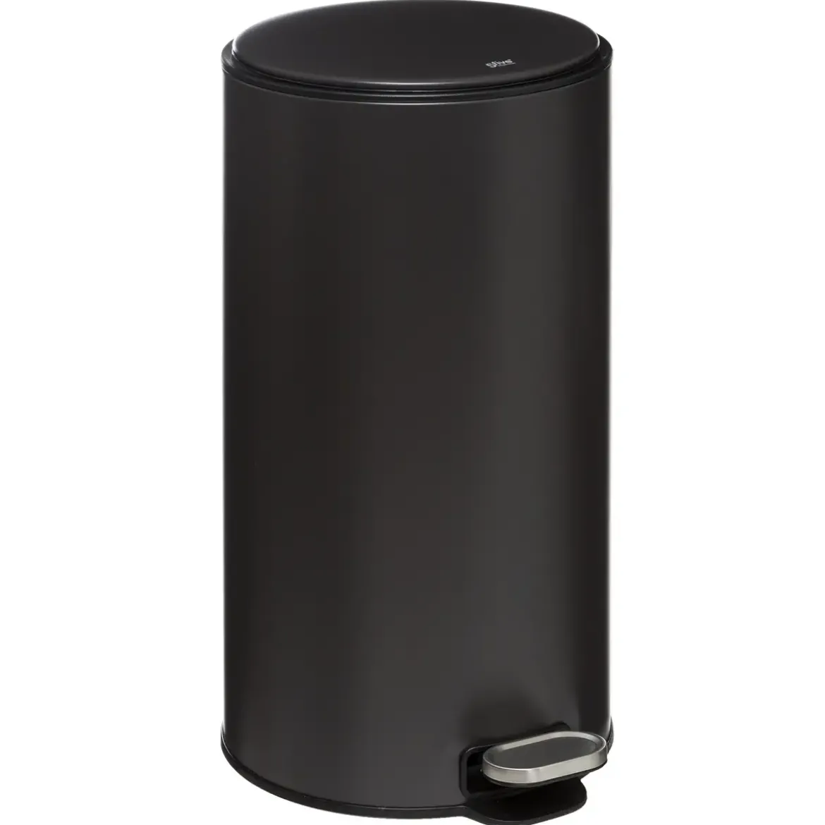 POUBELLE METAL 30L CHARBON DELTA