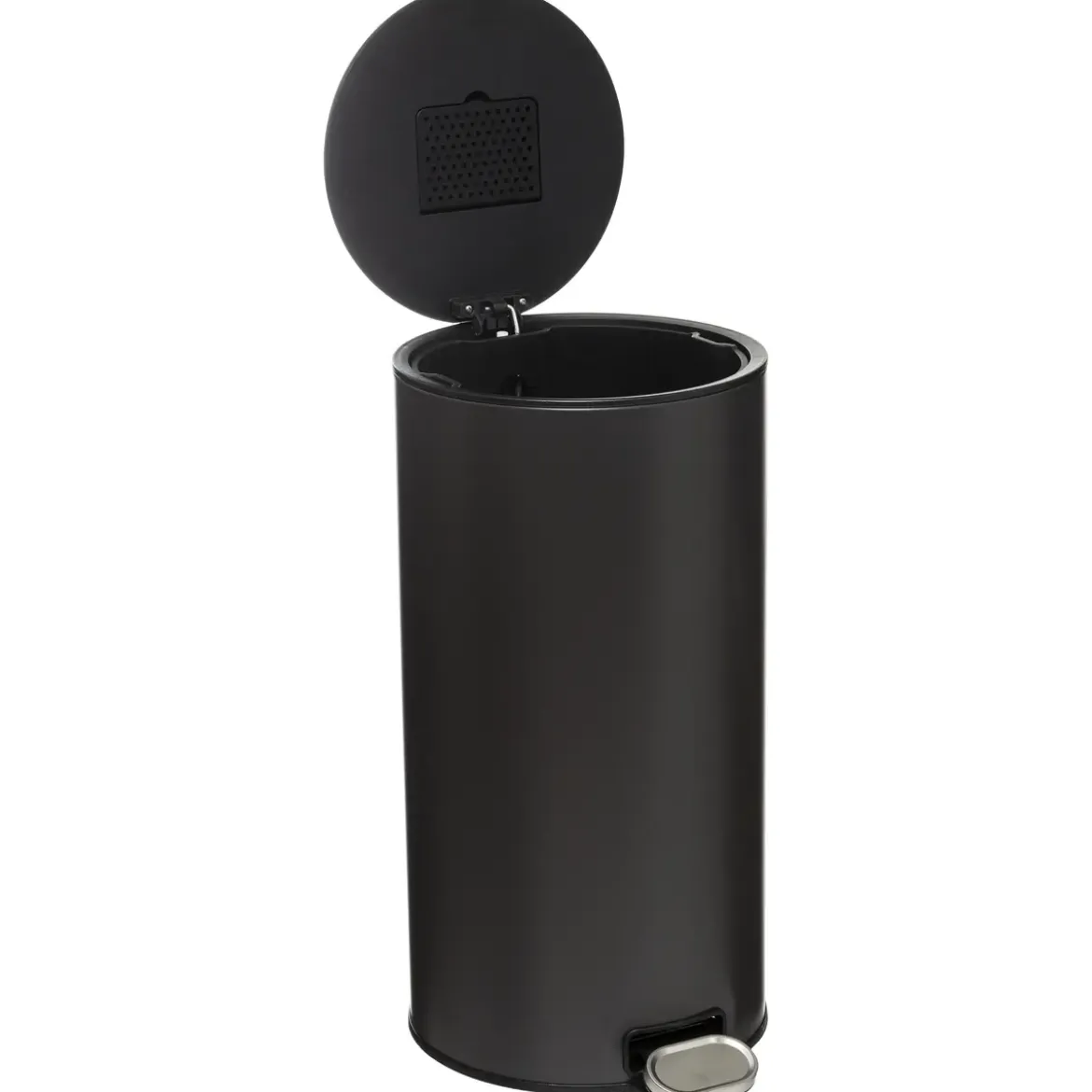 POUBELLE METAL 30L CHARBON DELTA