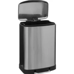 POUBELLE METAL 50L INOX ARIANE
