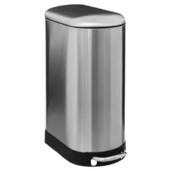 POUBELLE METAL 30L INOX ARIANE SLIM