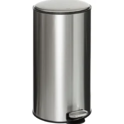 POUBELLE METAL 30L INOX DELTA