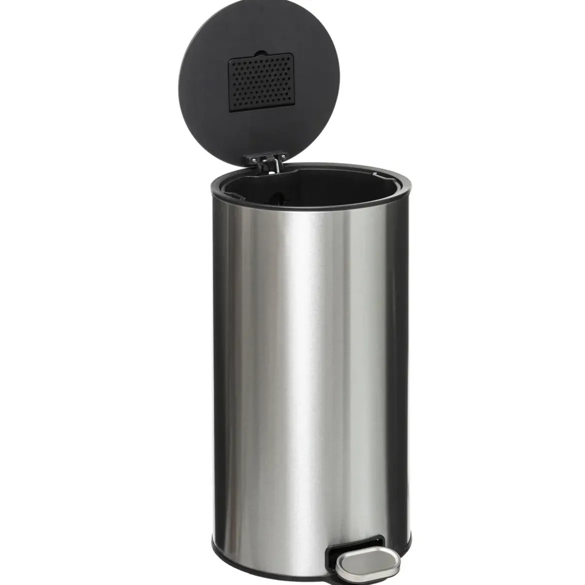 POUBELLE METAL 30L INOX DELTA