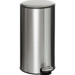 POUBELLE METAL 30L INOX DELTA