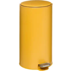 POUBELLE METAL 30L OCRE DELTA