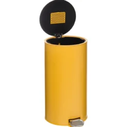 POUBELLE METAL 30L OCRE DELTA
