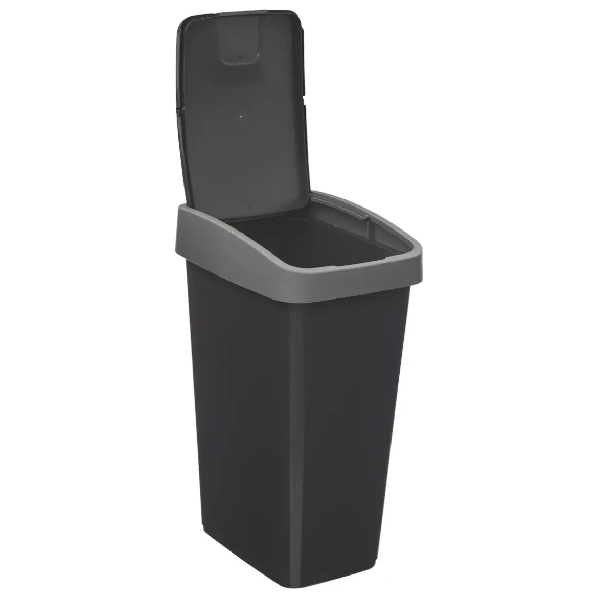 POUBELLE 2 OUVERTURES PLASTIQUE 25L