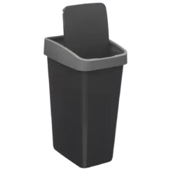 POUBELLE 2 OUVERTURES PLASTIQUE 25L