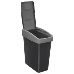 POUBELLE 2 OUVERTURES PLASTIQUE 45L