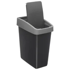 POUBELLE 2 OUVERTURES PLASTIQUE 45L