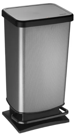 POUBELLE PASO 40L CARBONE