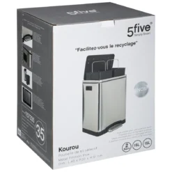 POUBELLE TRI KOUROU 2X15L