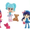 POUPEE ARTICULEE H8CM ET 1 ANIMAL ET 1 ACC.