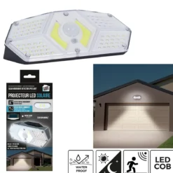 PROJECTEUR LED SOLAIRE DETECTEUR MOUVEMENT
