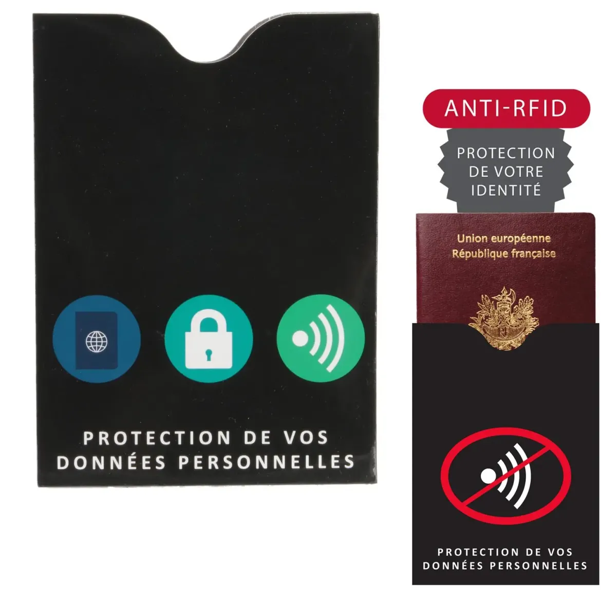PROTEGE PASSEPORT RFID ANTI PIRATAGE
