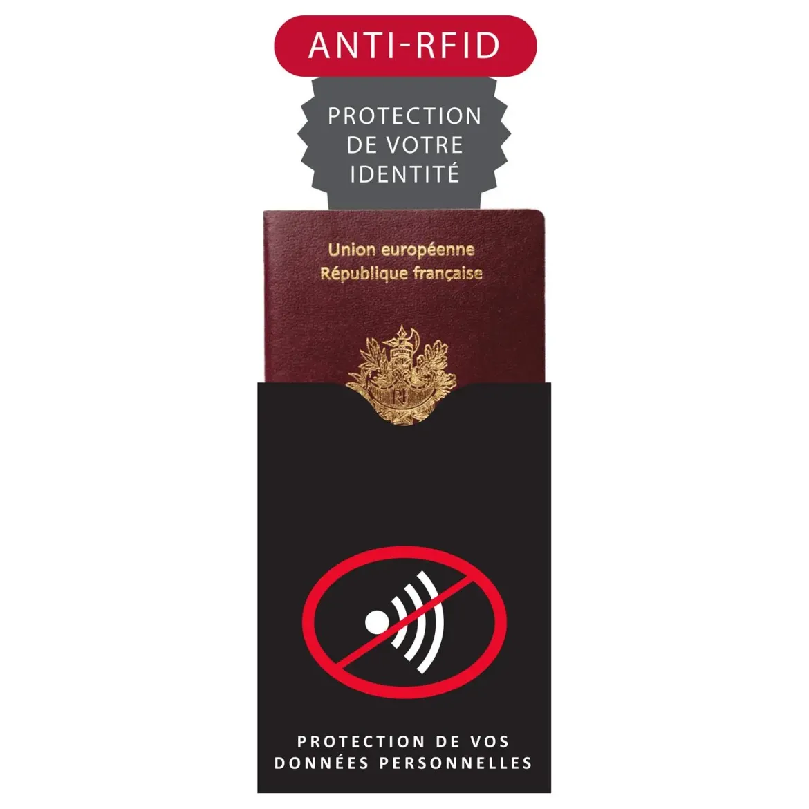 PROTEGE PASSEPORT RFID ANTI PIRATAGE