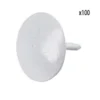 PUNAISE ACIER BLANCHE 100PCS
