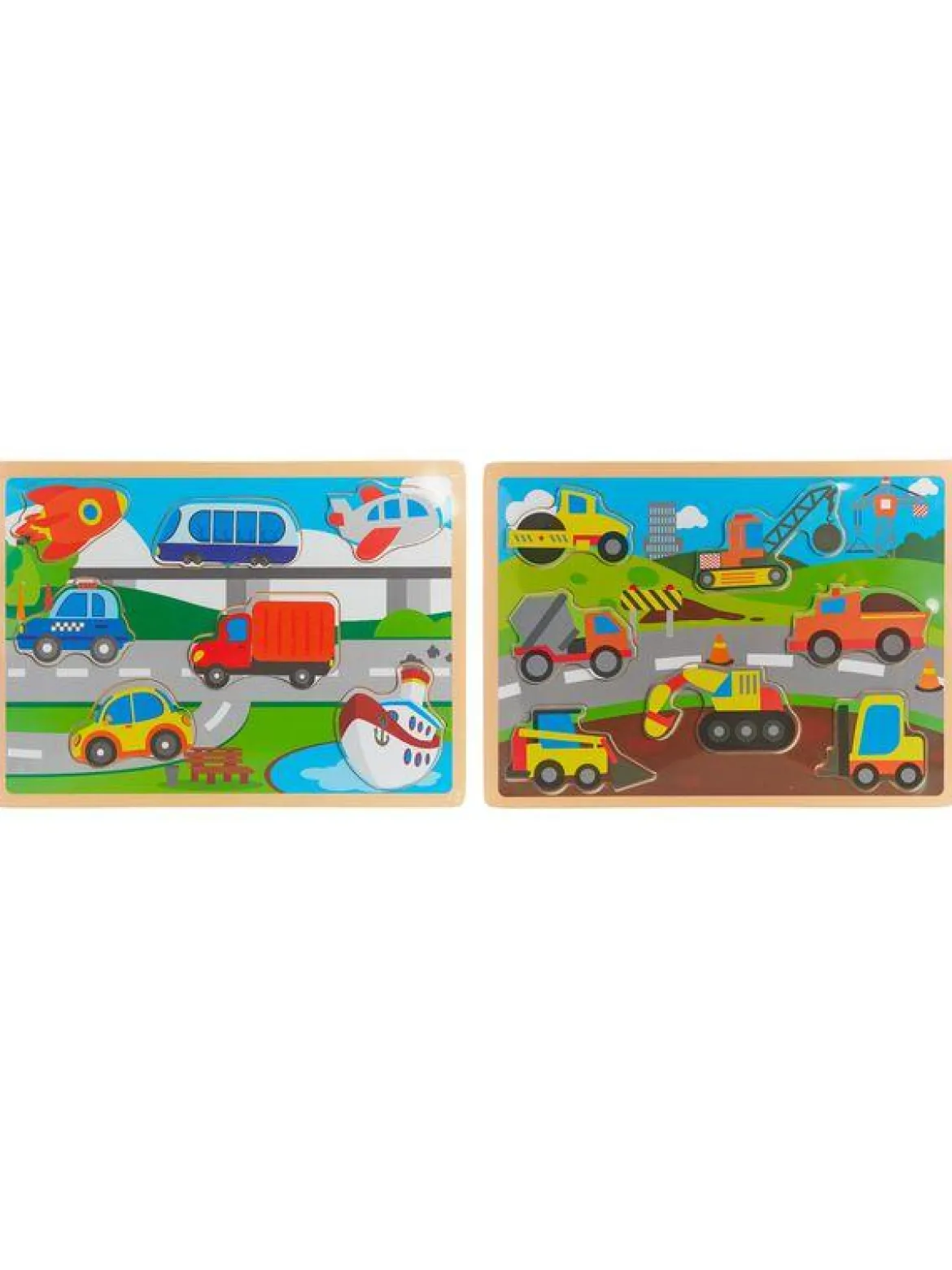 PUZZLE A ENCASTRER VEHICULES