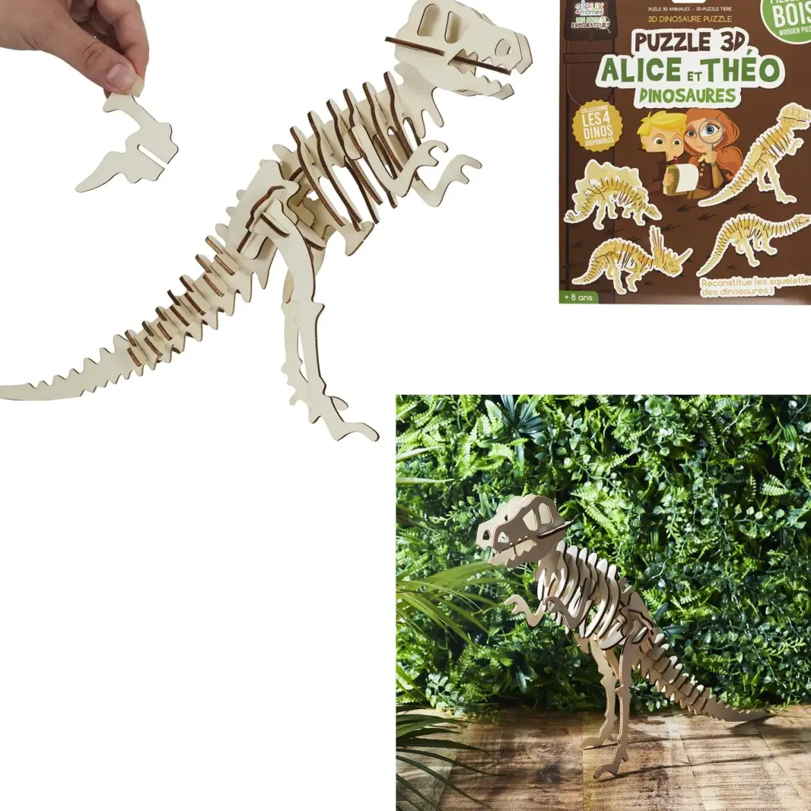 PUZZLE DINOSAURE 3D