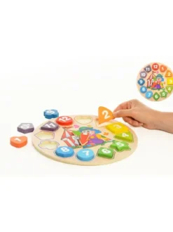 PUZZLE HORLOGE J APPRENDS LES FORMES