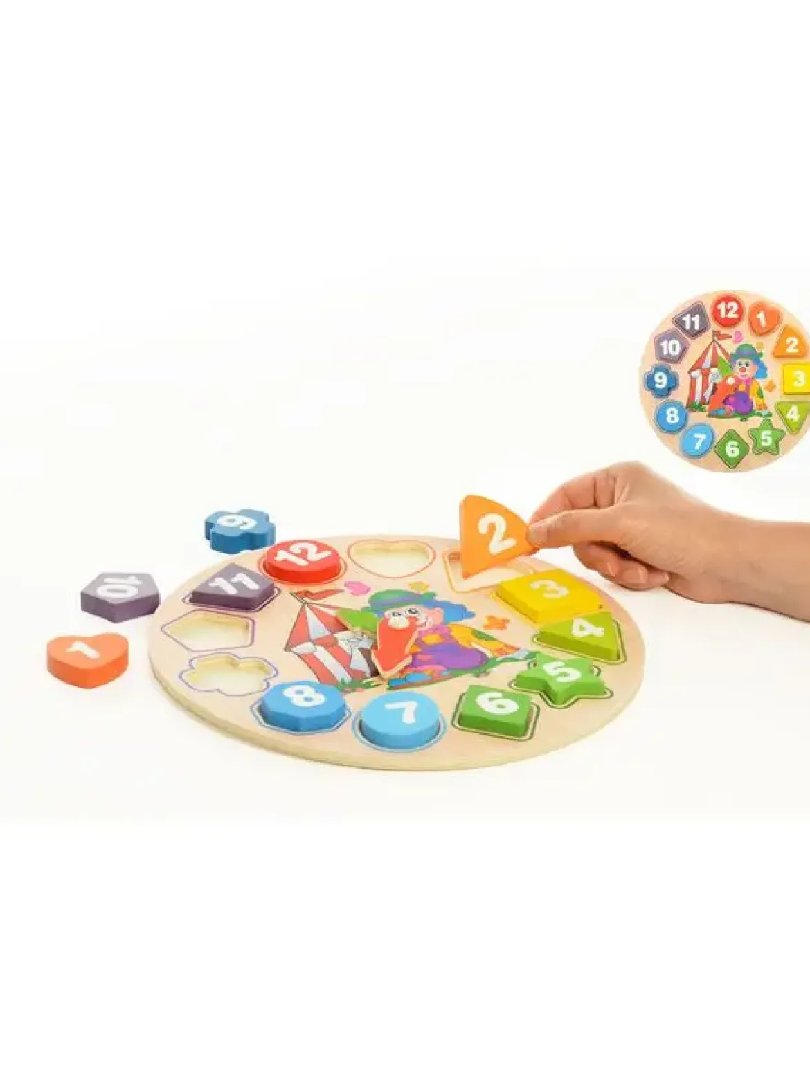 PUZZLE HORLOGE J APPRENDS LES FORMES
