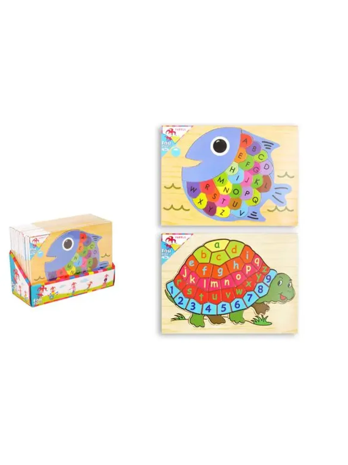 PUZZLE J APPRENDS L ALPHABET EN M AMUSANT 15P DSPL
