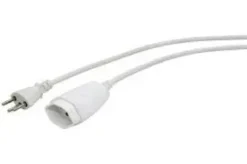 RALLONGE TD 3X1MM2 BLANC 3M T12 T13 AVEC PROTECTION D ENFANT