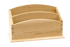 RANGE COURRIER BOIS 25 X 15.5 X 12 CM