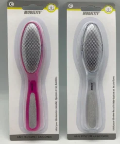 RAPE PEDICURE ET LIME EMERI BLANC ET FUCHSIA