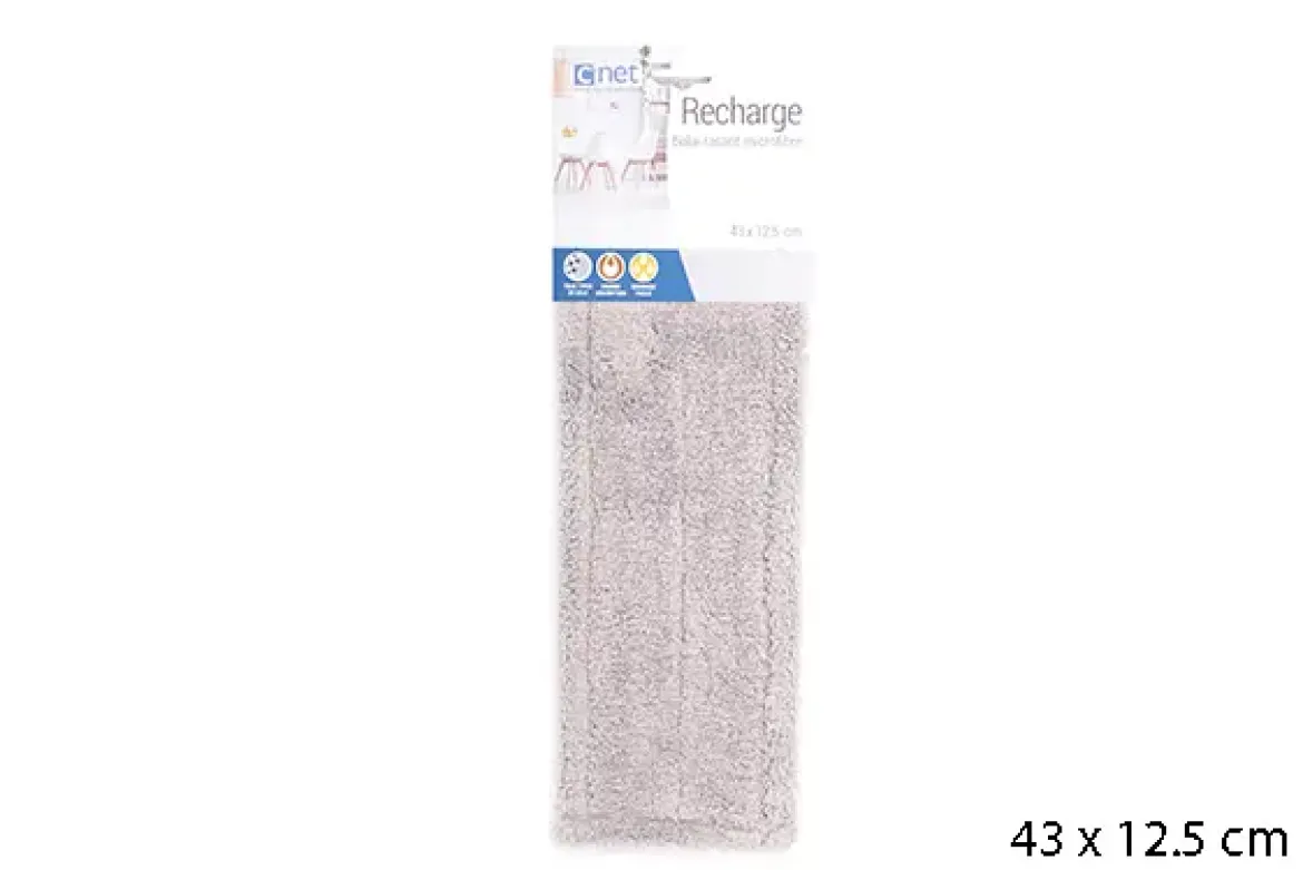 RECHARGE BALAI RASANT MICROFIBRE GREGE
