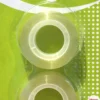 2 RECHARGES ADHESIF TRANSPARENTS 25X18