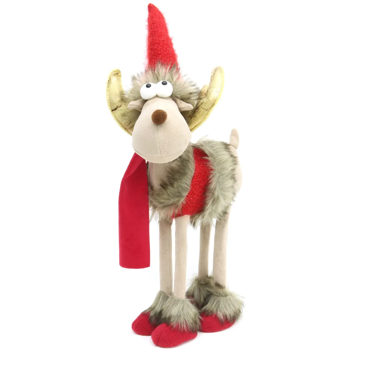 RENNE A POSER CHAPEAU ECHARPE SELLE ROUGE H.50CM
