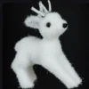 RENNE FLOQUE BOIS H.12CM