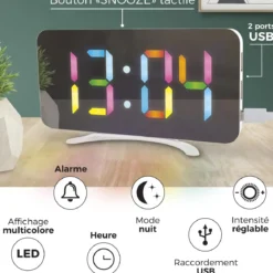 REVEIL LED MIROIR