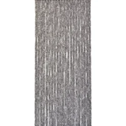 RIDEAU DE PORTE CHENILLE 90X210 CM BEIGE CHINE