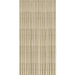 RIDEAU DE PORTE COTON POLYESTER CORDE TRESSEE 90X200CM JUTE