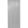 RIDEAU DE PORTE PLASTIQUE 90X220CM GRIS BLANC