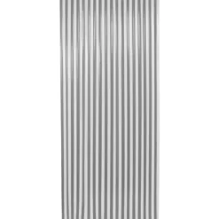 RIDEAU DE PORTE PLASTIQUE 90X220CM GRIS BLANC