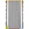 RIDEAU DE PORTE PVC PRESTIGE 90X210CM GRIS  BLANC
