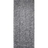 RIDEAU PORTE CHENILLE 90X210CM NOIR BLANC